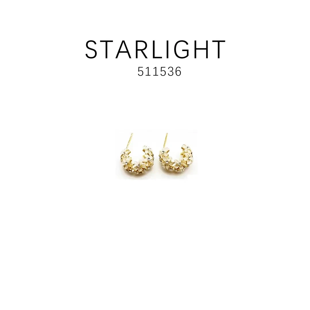 铜合金耳饰 经典款优雅简约气质百搭耳饰~511536