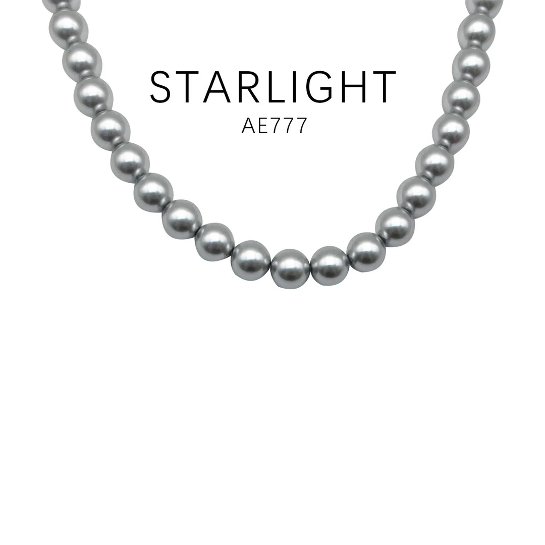 铜合金项链 时尚百搭珠珠项链(12mm)-AE777