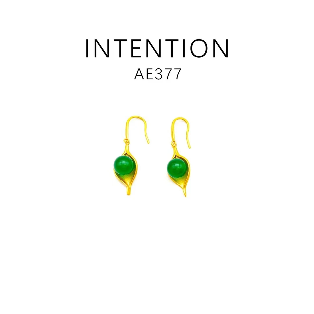 铜合金耳饰  中古风设计款轻奢气质耳饰~AE377