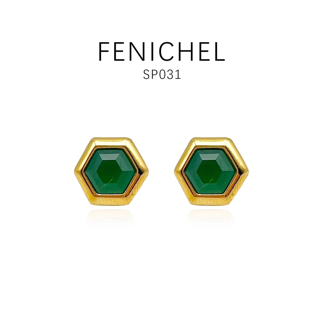 铜合金耳饰 气质百搭轻奢耳饰~SP031