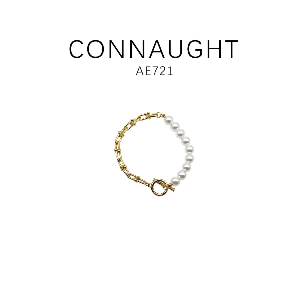 铜合金手链 设计款百搭简约时尚手链(8mm)~AE721