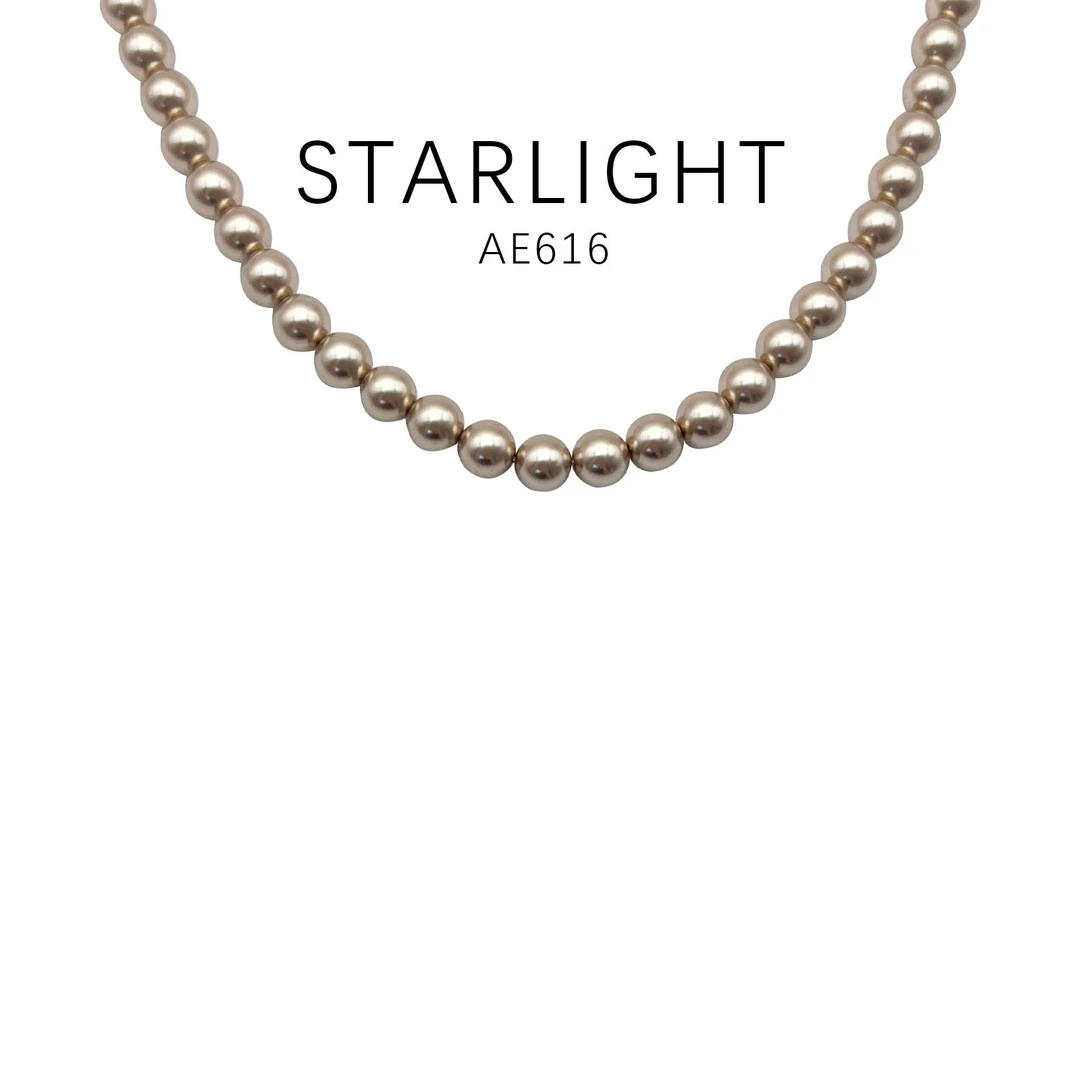 铜合金项链 时尚大气珠珠项链~AE616