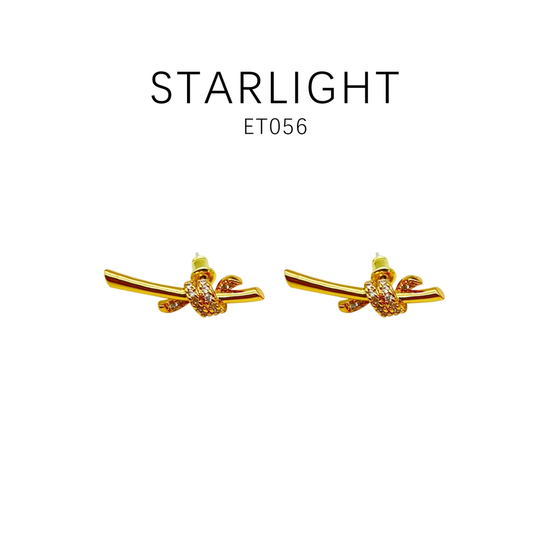 铜合金耳饰 经典款优雅时尚百搭耳饰～ET056