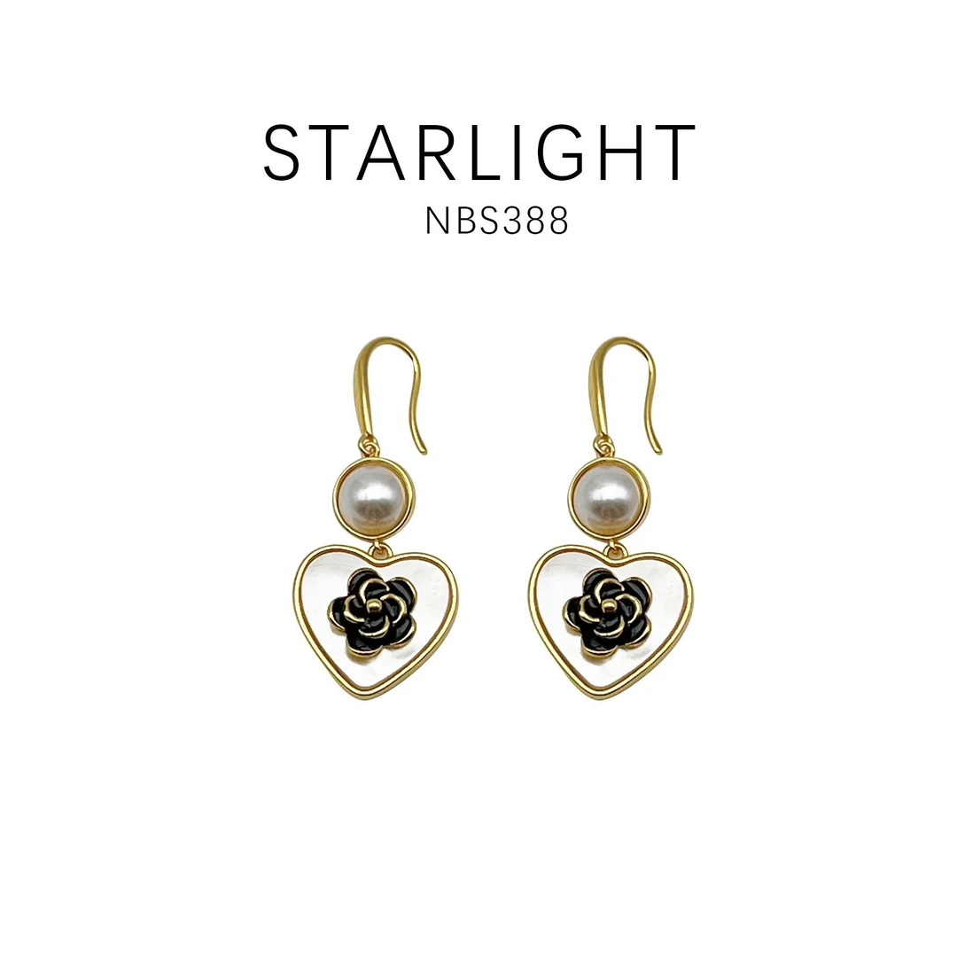 铜合金耳饰 时尚百搭简约耳饰-NBS388