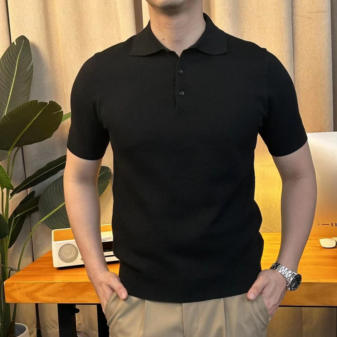 82239-短袖针织男士夏季polo翻领休闲时尚 38