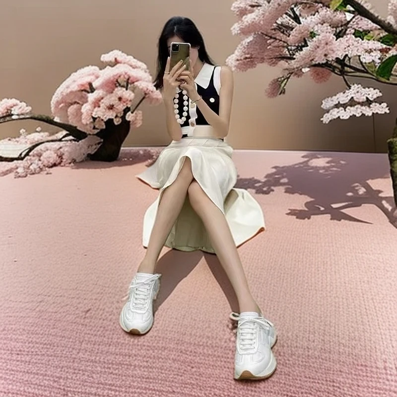 【大老板贰专属】老爹时尚透气百搭潮流春夏女厚底气质休闲女鞋高跟