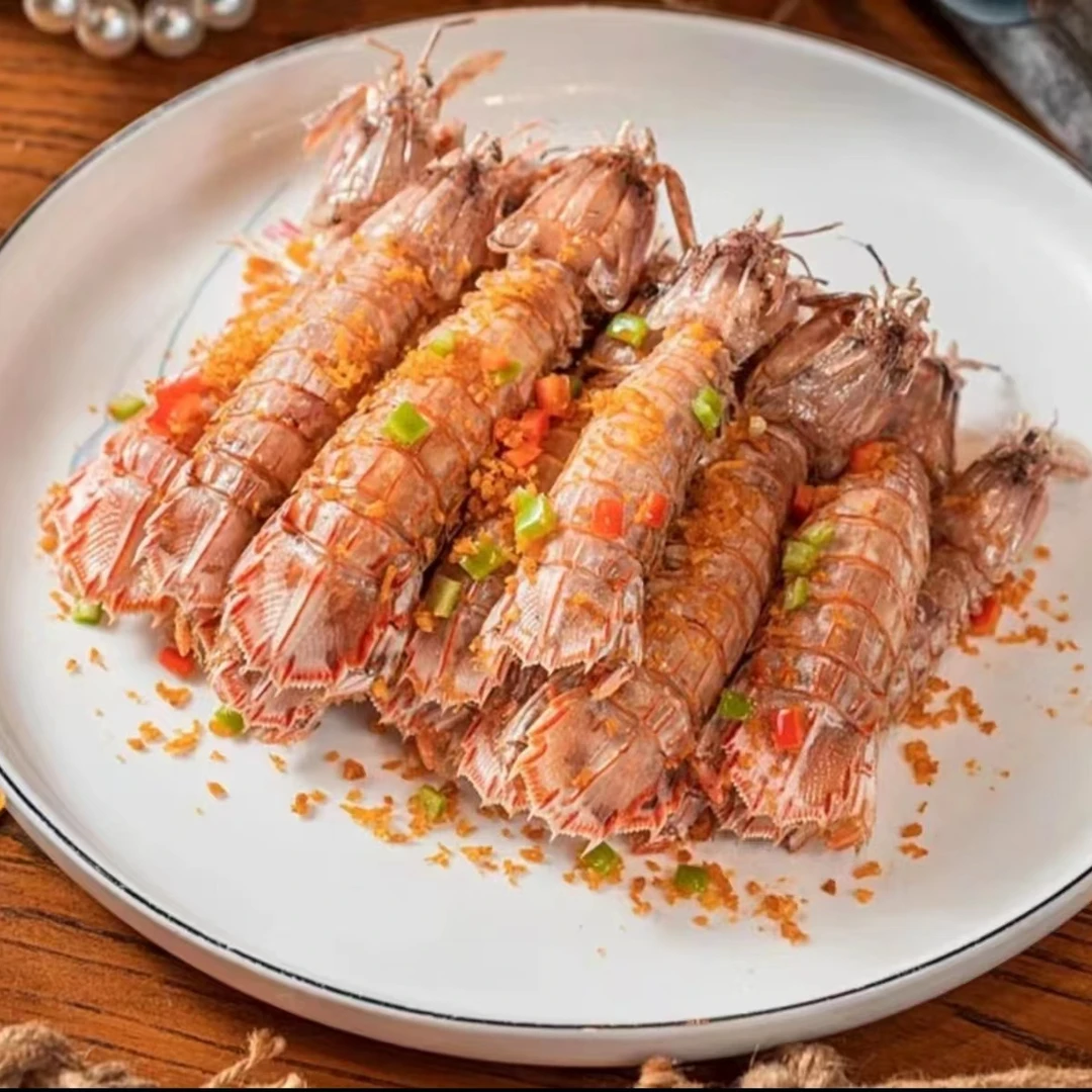 【9盒】椒盐皮皮虾100克/盒即食熟食海鲜 7-11只左右/盒鲜虾鲜炸