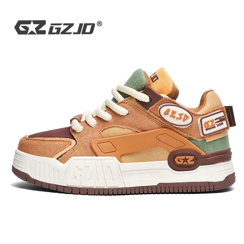 古芝迪男士潮鞋秋季新款休闲鞋夏季运动潮鞋时尚潮流低帮国潮板鞋