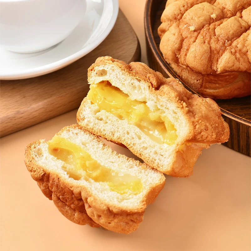 【1000g/箱】菠萝夹心面包即食绵密醇厚松软夹心菠萝包