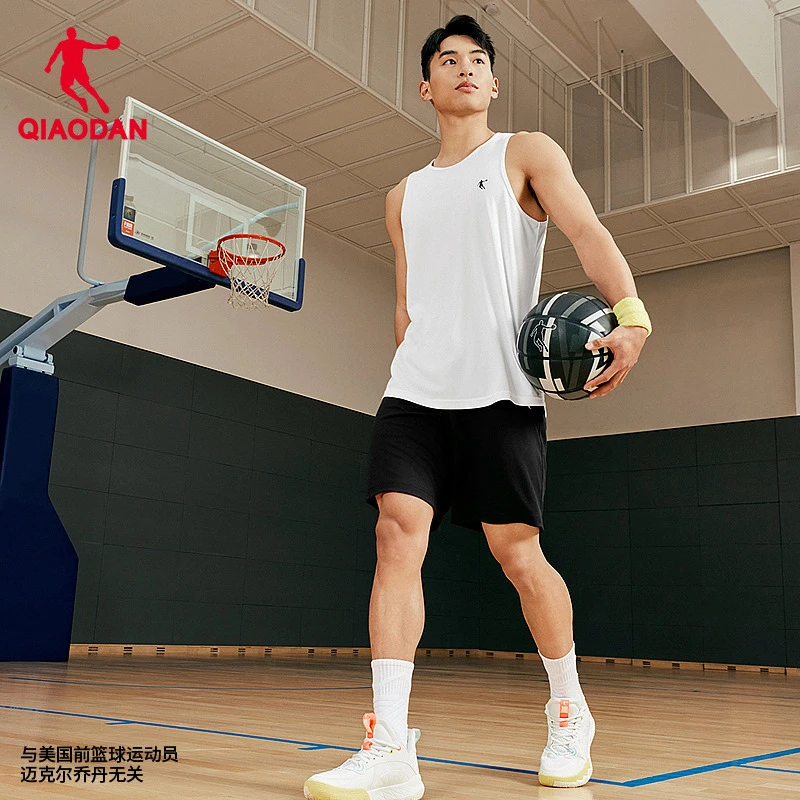 中国乔丹篮球套装男2024夏季新款男士运动透气纯色两件套无袖背心