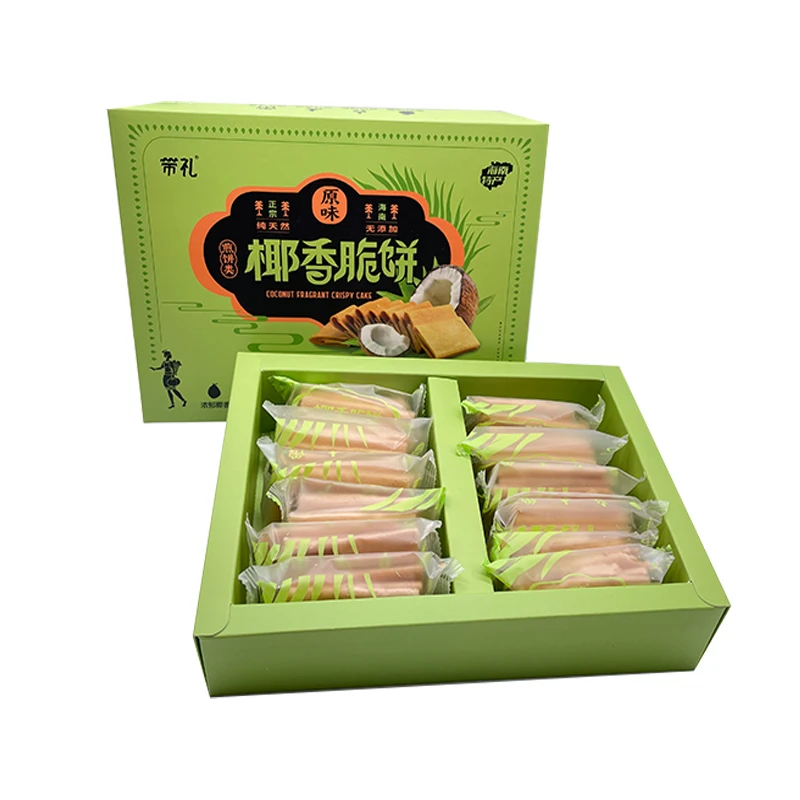 Bring a gift/带礼凤凰机场海南特产原味椰香脆饼 休闲零食300g
