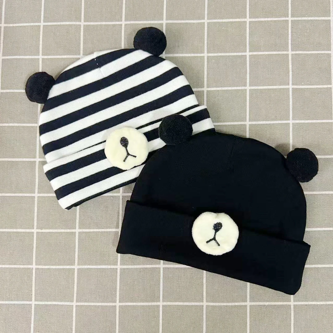 婴儿帽子秋冬季宝宝秋冬春秋款秋季新生婴幼儿纯棉男女网红婴儿帽