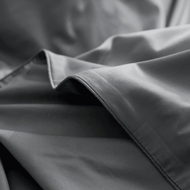 外贸高级轻奢灰色天丝被套尺寸约150*200左右