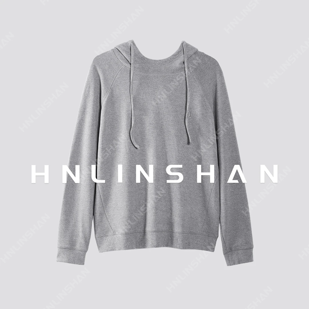 LS【里物】秋冬新款纯色时尚休闲百搭舒适磨毛帽衫23414101