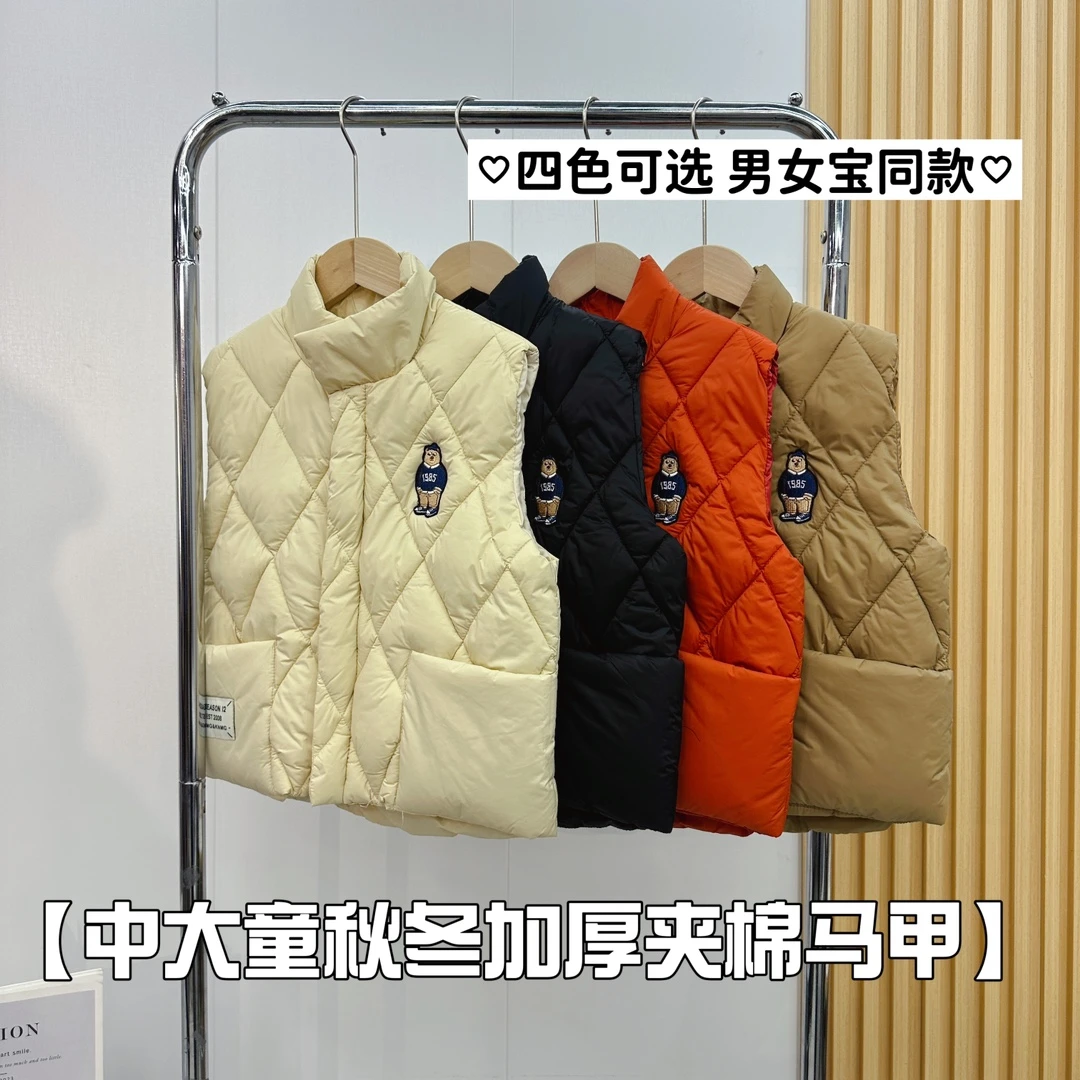 绗棉保暖马甲  韩版设计 潮范十足