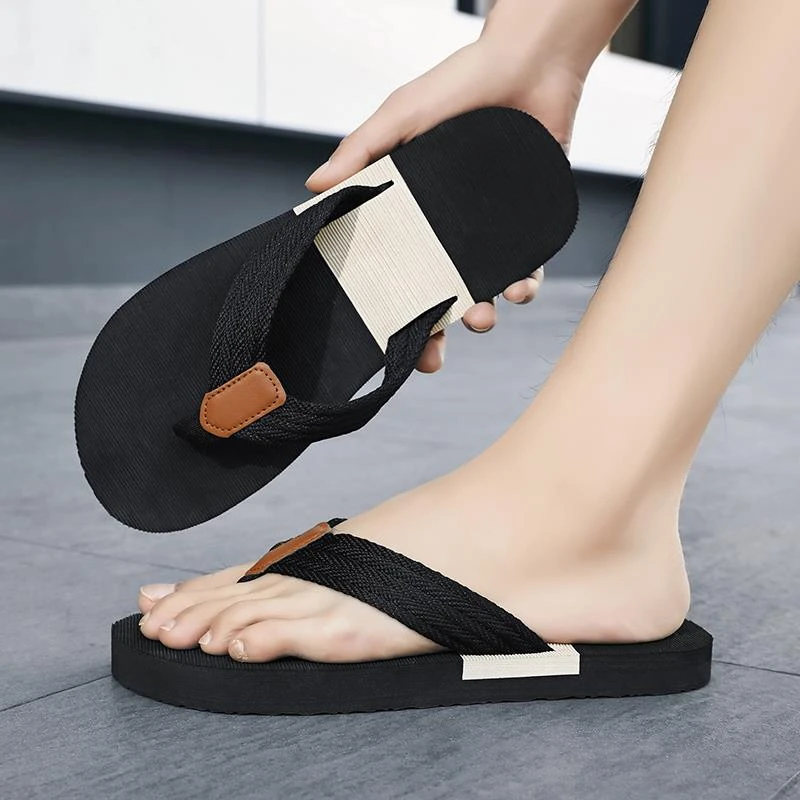 俞兆林人字拖男夏2024新款外穿防滑防臭夹脚越南拖鞋耐磨沙滩凉鞋