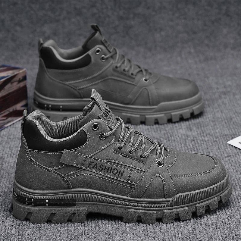 俞兆林男鞋新款夏季爆款高帮百搭马丁鞋男士休闲运动工装劳保潮鞋