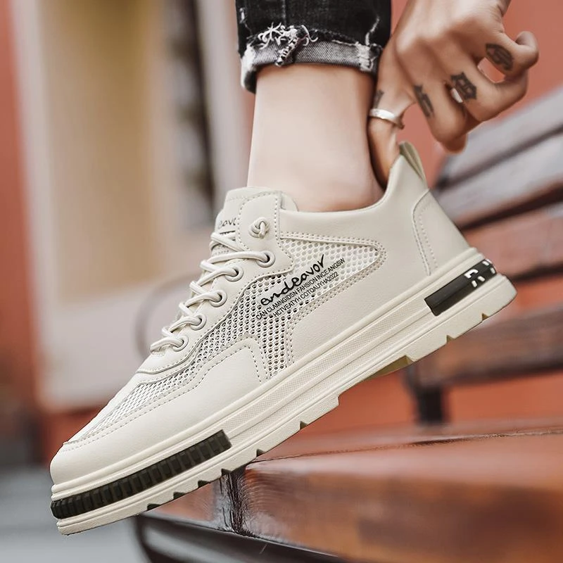 俞兆林男鞋2024新款夏透气网面休闲运动防臭网鞋厨房防滑工作潮鞋