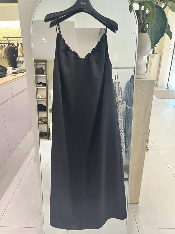 古欧新款性感百搭吊带裙109270