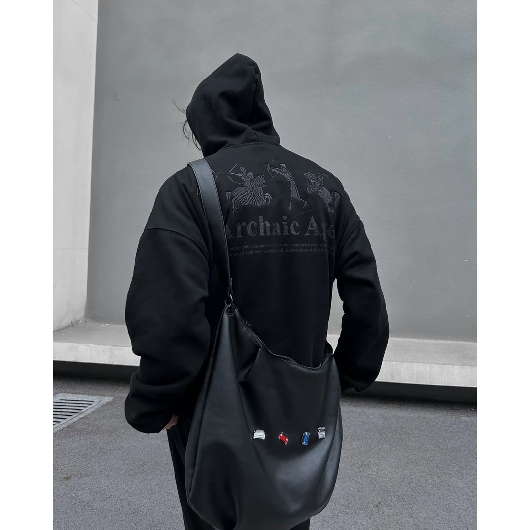 ZOZOFOREST【3081】ROMA罗马卫衣3.0加绒加厚刺绣拉浆工艺帽衫