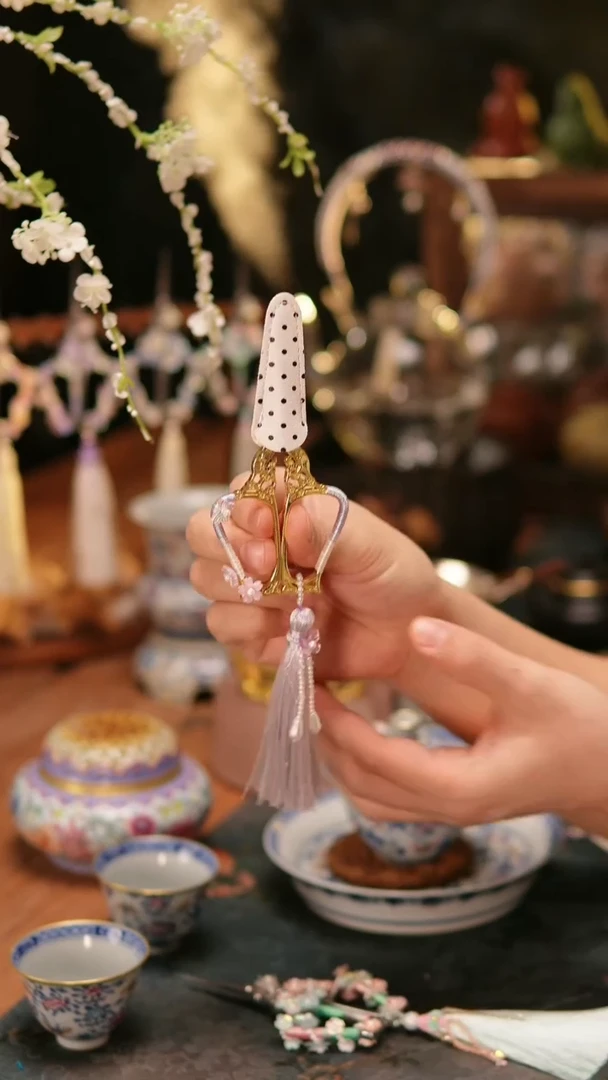 【闪购商品】密胺碟紫蝶剪刀