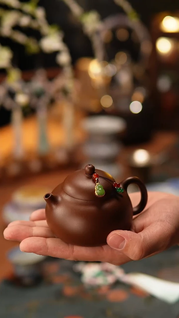 【闪购商品】密胺摆件碧玉小葫芦提溜