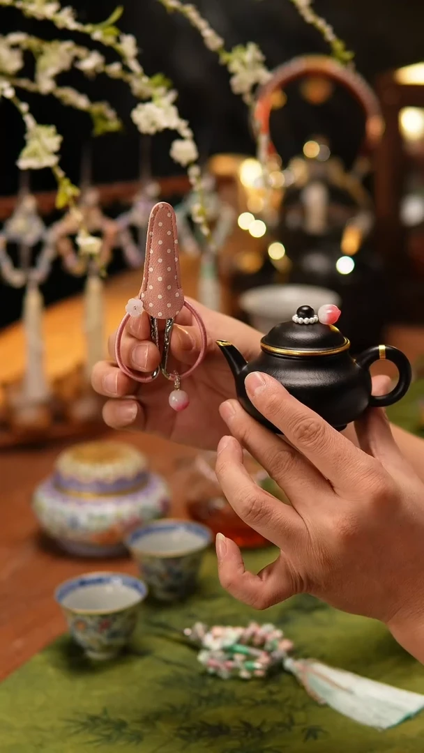 【闪购商品】密胺摆件桃子剪刀+提溜+套