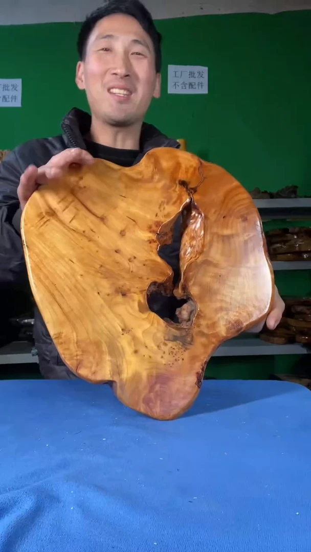 【闪购商品】香杉木根雕小楠工艺截图为准