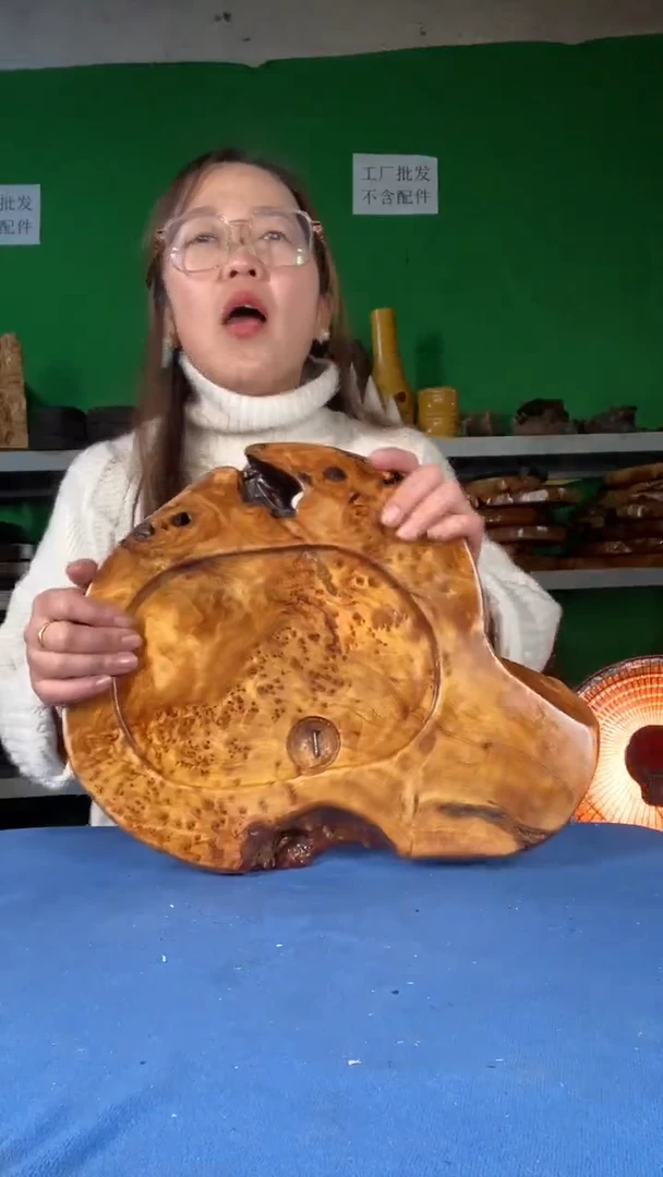 【闪购商品】香杉木根雕小楠工艺截图为准