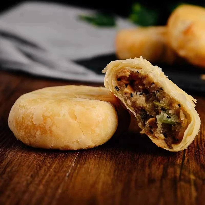 十堰本地特产传统手工掉渣老式月饼苏月酥月饼土月饼苏式398克