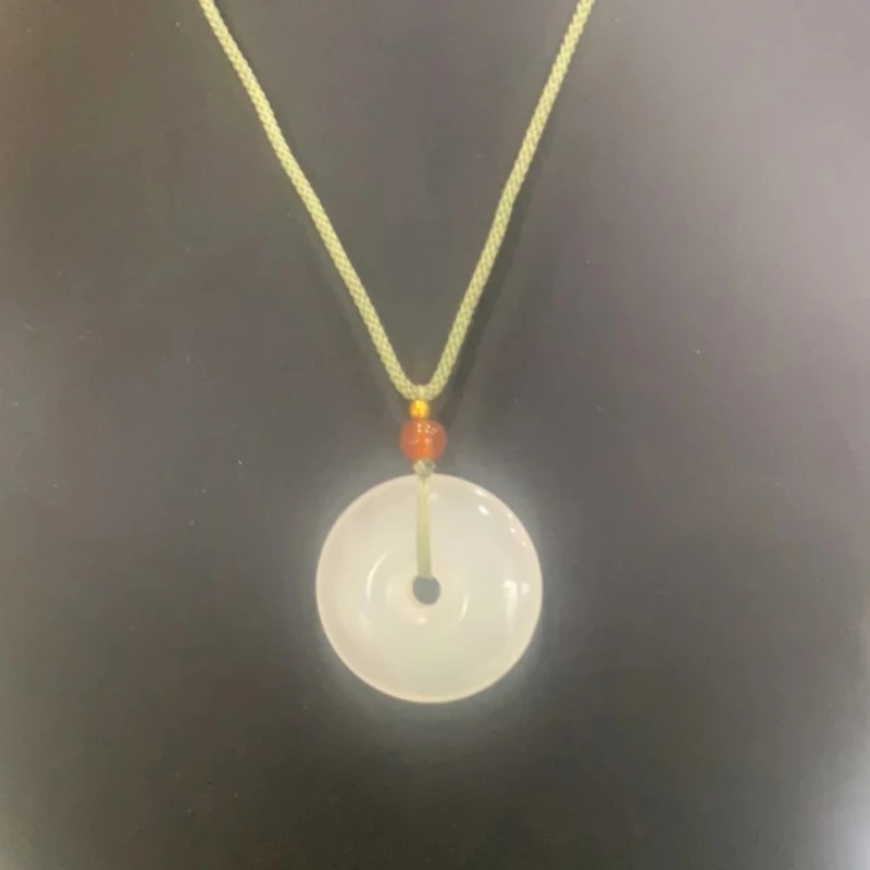 铜合金亚克力吊坠 平安扣项链吊坠挂件