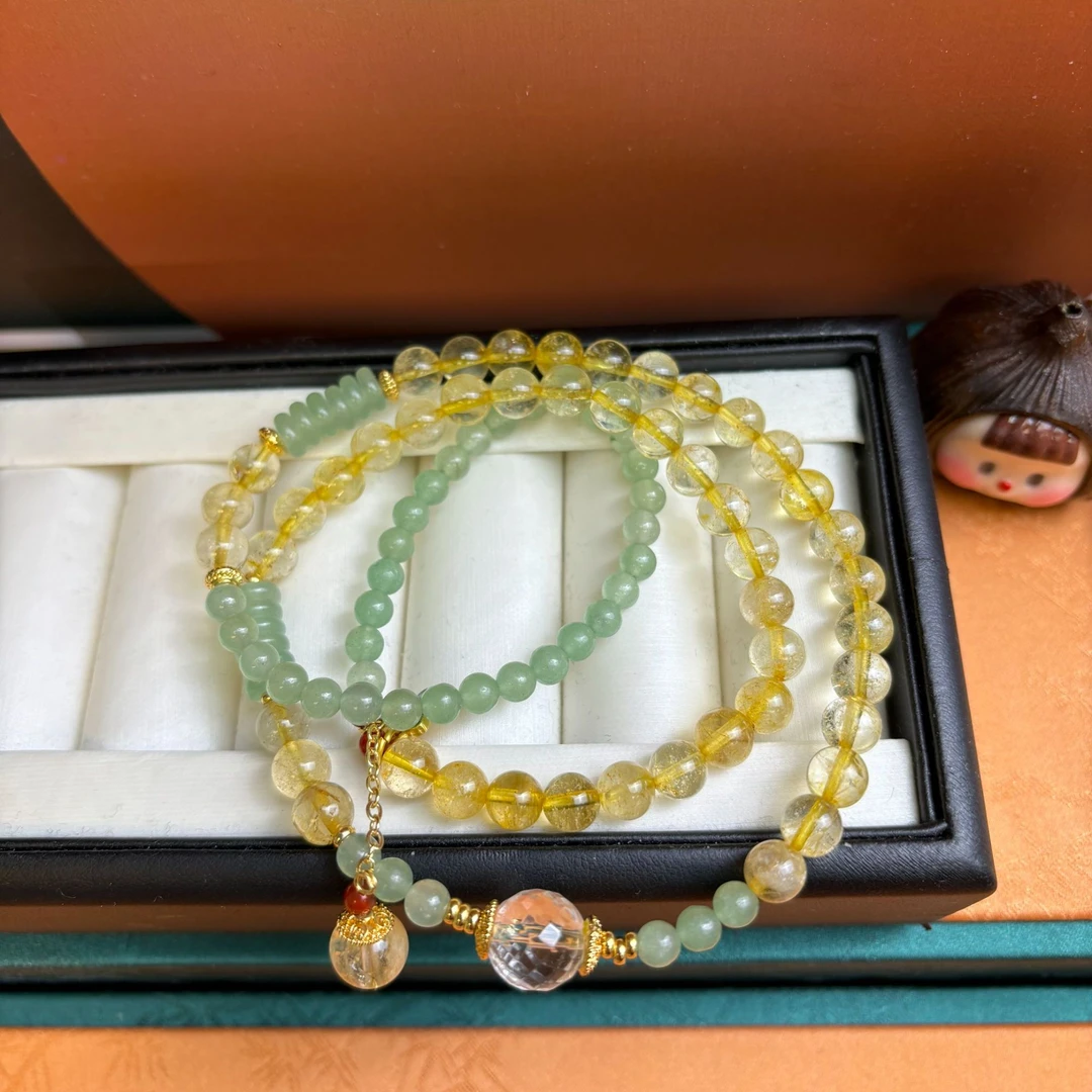 黄水晶绿玉髓多圈   302