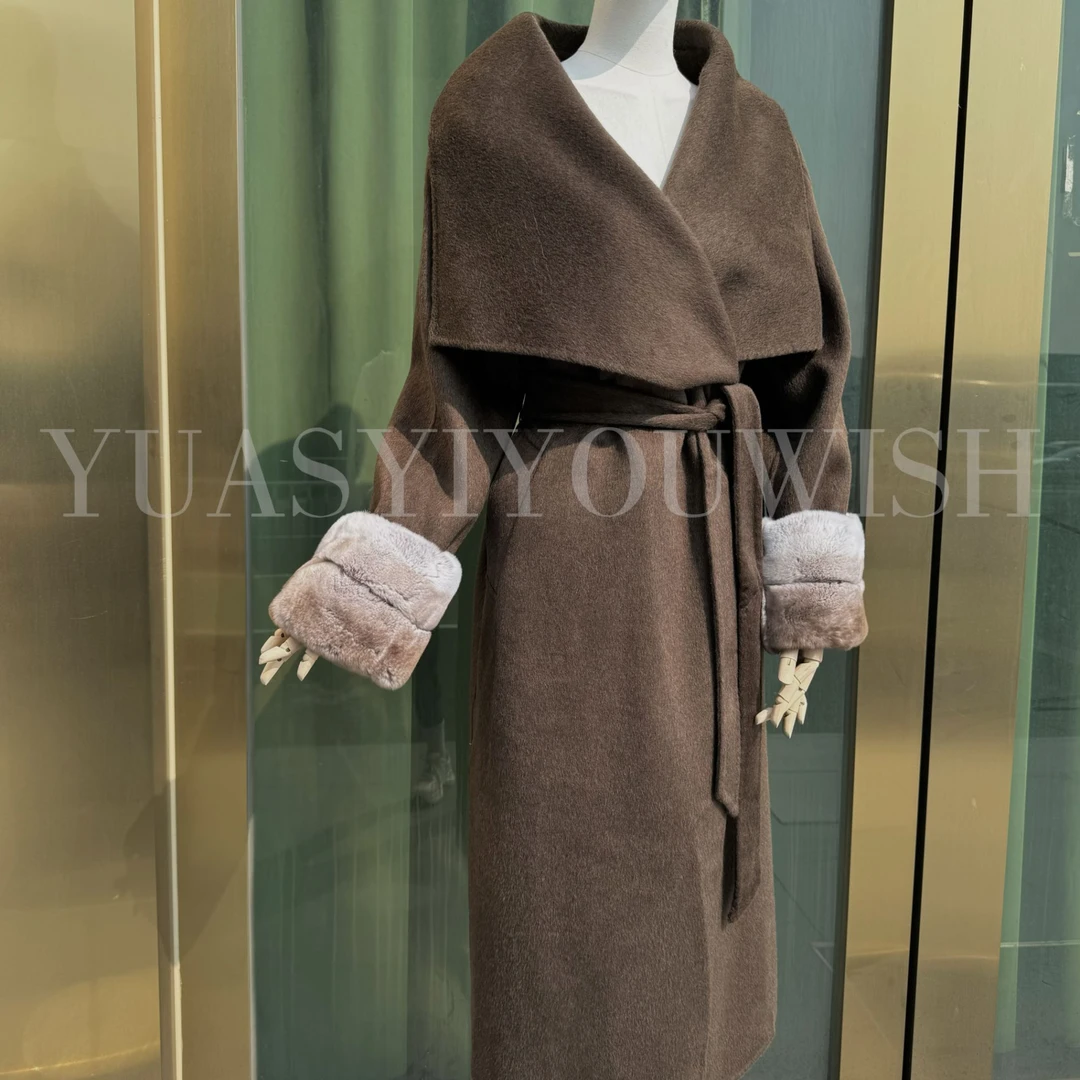 YUASYIYOUWISH|“暮看云”设计师版型气质大翻领外套