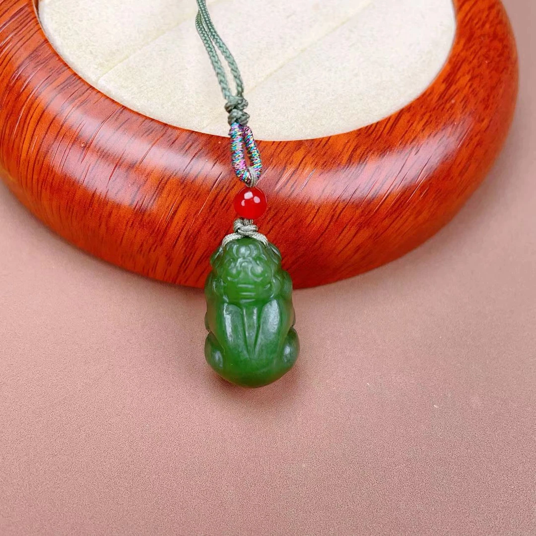 和田玉碧玉貔貅吊坠多样性发货拍一发一RR