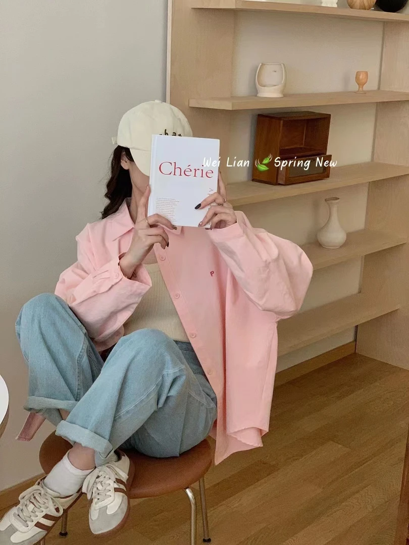 彩色水洗衬衣外套上衣