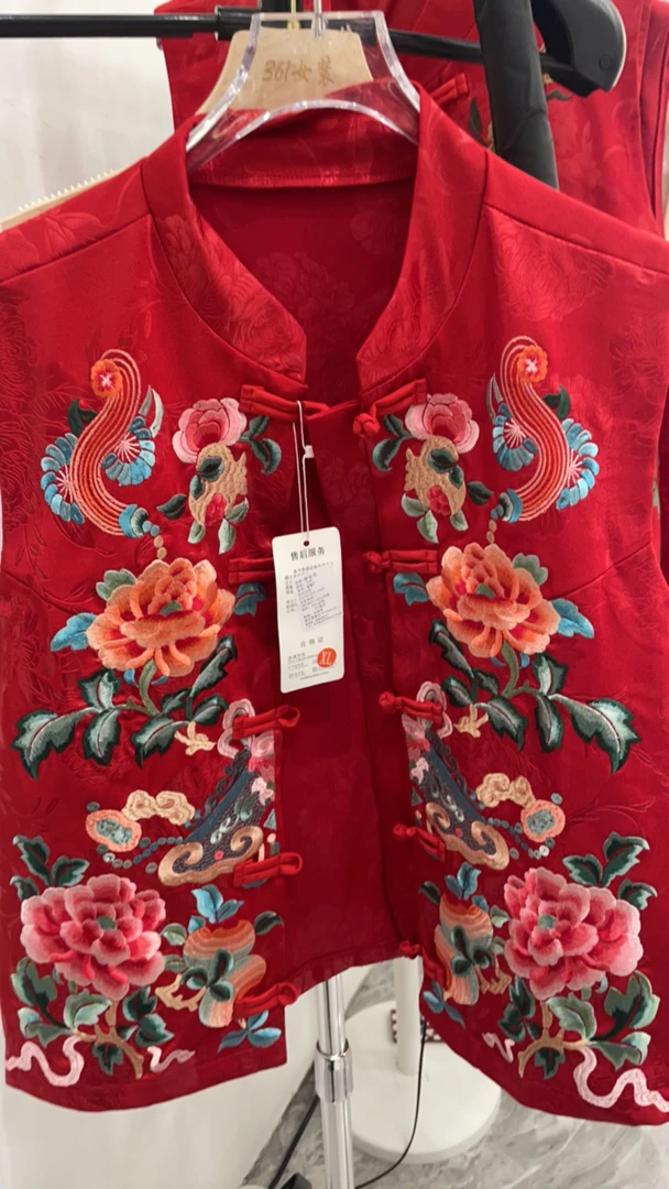 新中式两面穿马甲百搭绿色