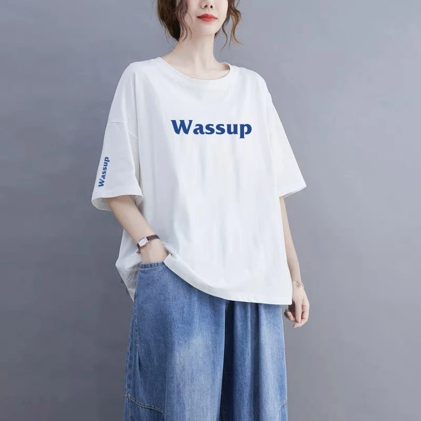 100%纯棉百搭大码胖mm短袖t恤女夏季宽松显瘦休闲韩版时尚上衣潮