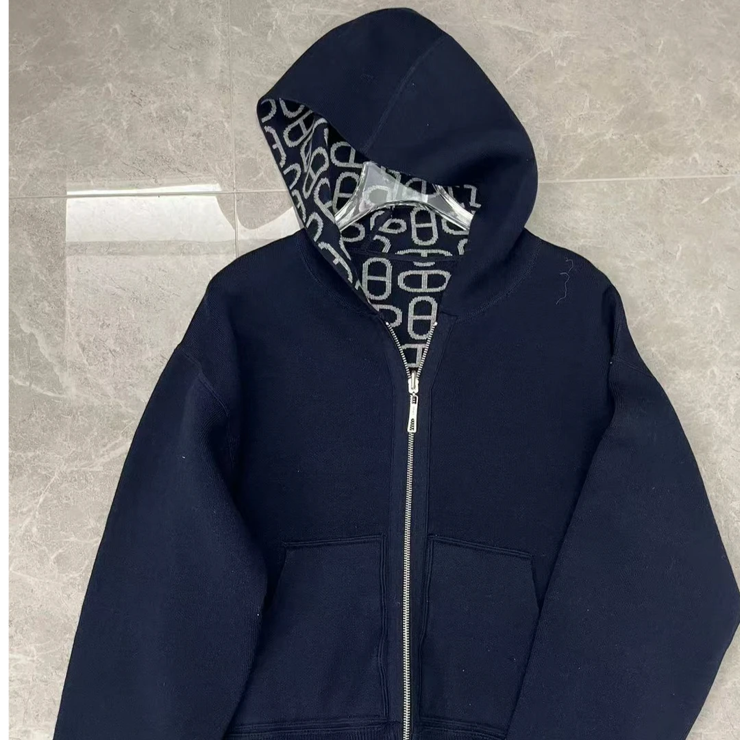 连帽开衫厚款秋冬款长袖外套