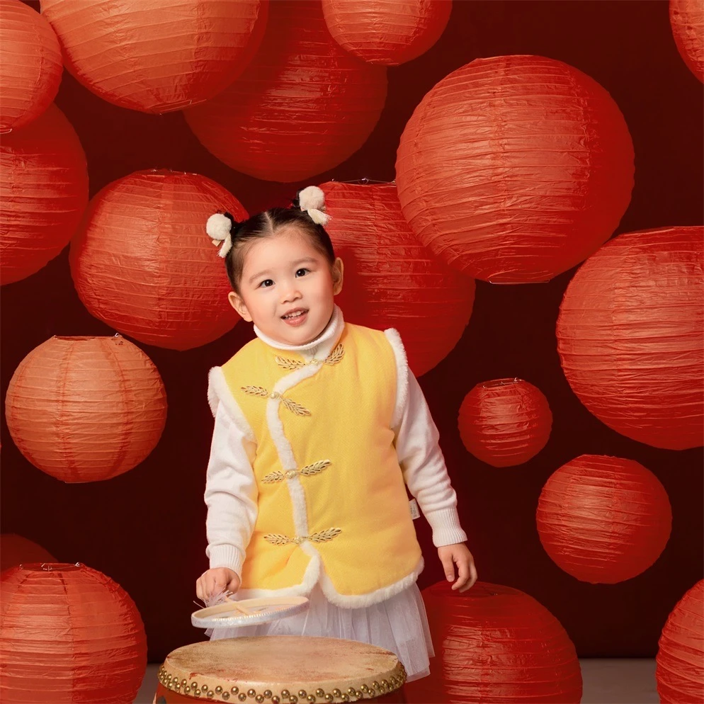 【吉祥加棉唐装马甲】加棉保暖耐洗耐磨立体图案中国风系列