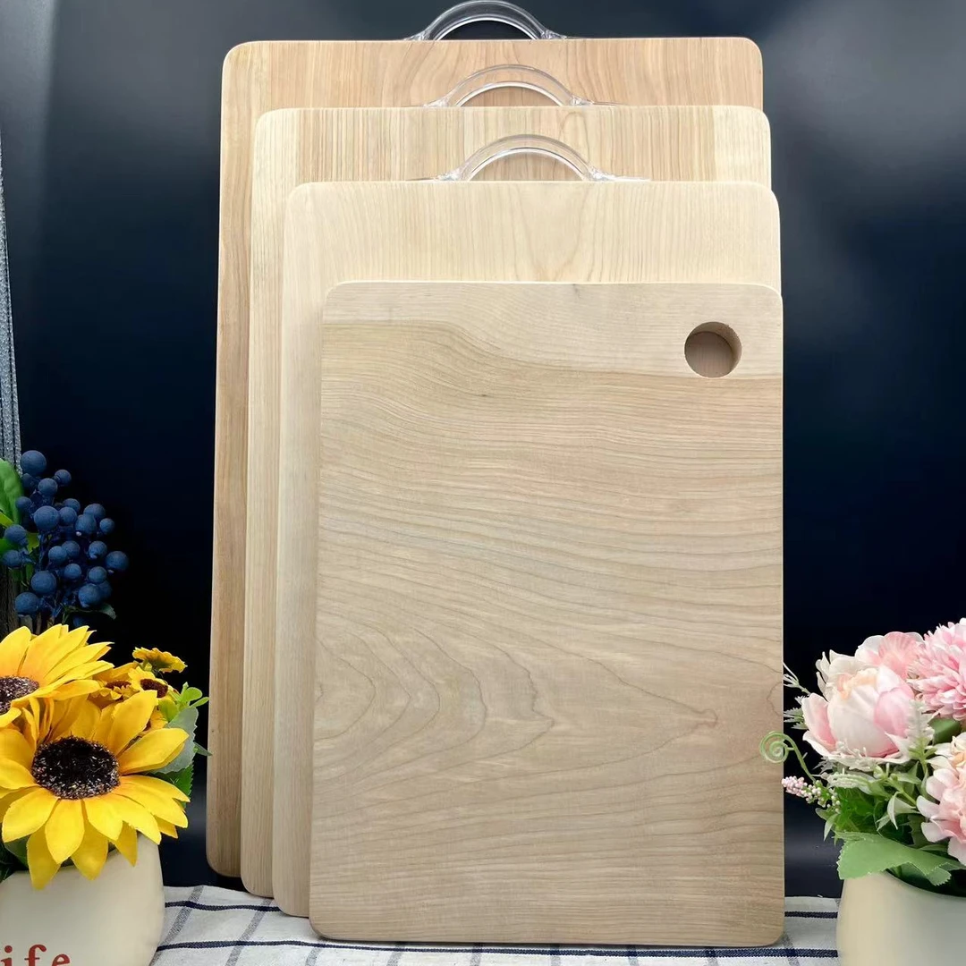 俄罗斯枫桦木菜板整木原切菜板一块