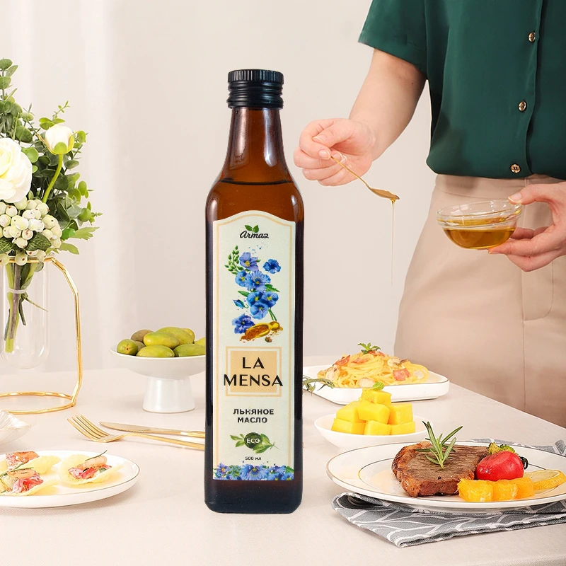 俄罗斯进口拉蒙莎亚麻籽油500ml/瓶