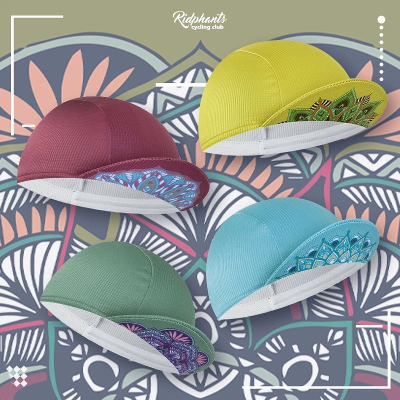 曼陀罗大头自行车骑行小帽头盔内衬帽运动吸湿速干透气骑行装备