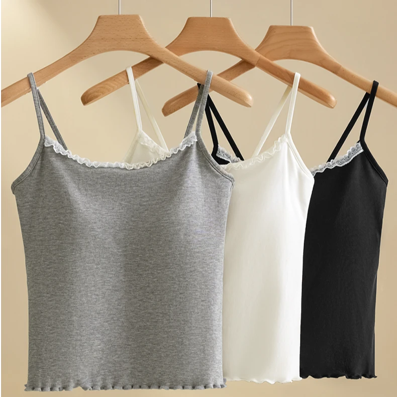 【琴姐高定】打底显瘦修身百搭免穿Bra背心