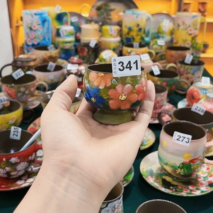 杯纯纯油画风主人杯