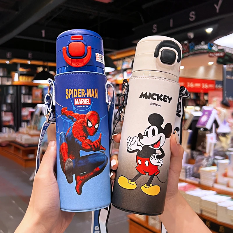 双饮杯学生吸管保温杯316不锈钢便携式学生便捷杯子