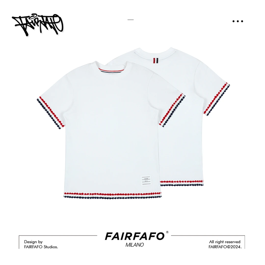 林肉肉【三色毛巾绣短袖】TXA44286