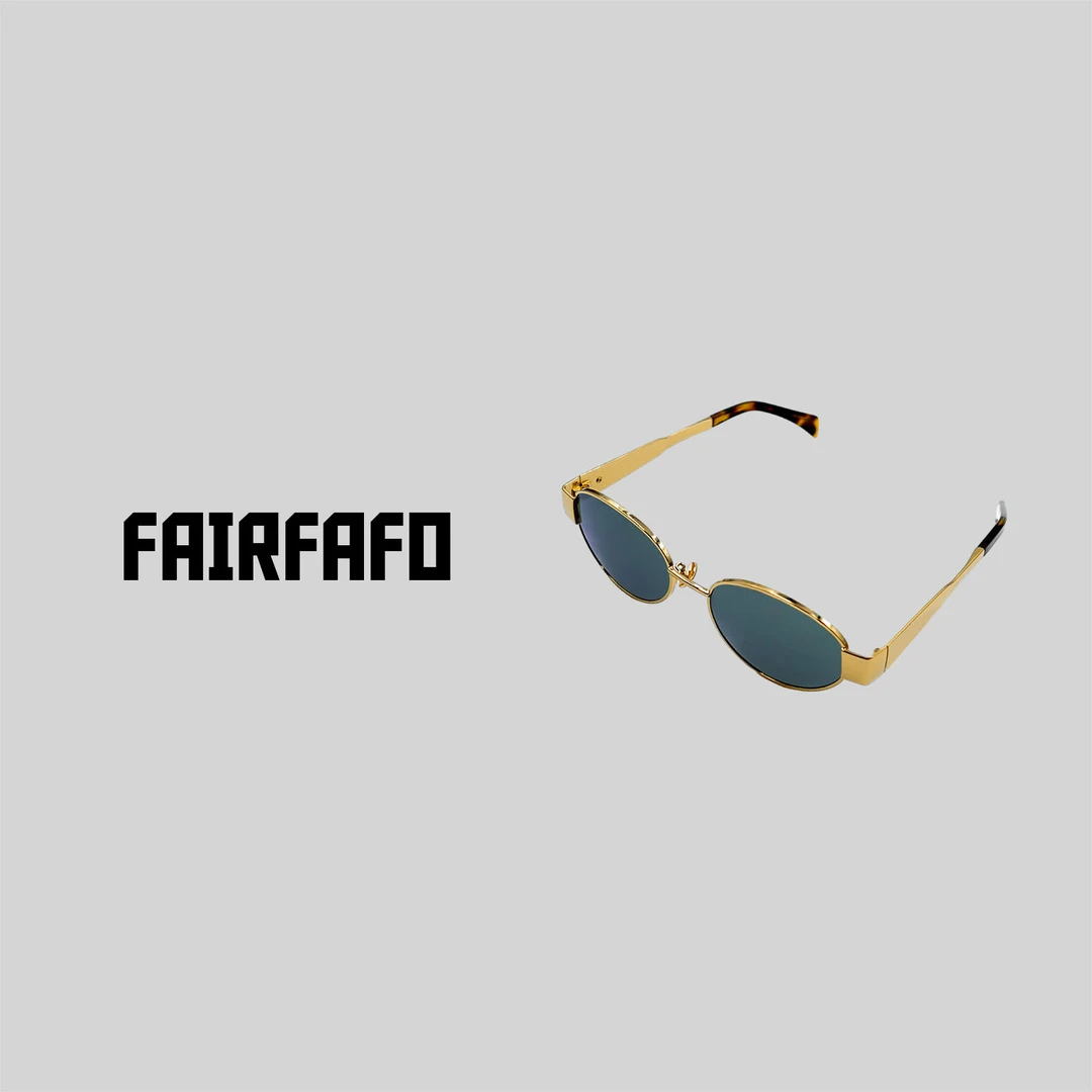 FAIRFAFO林肉肉【复古金属框墨镜】时尚潮流SH23YJ001