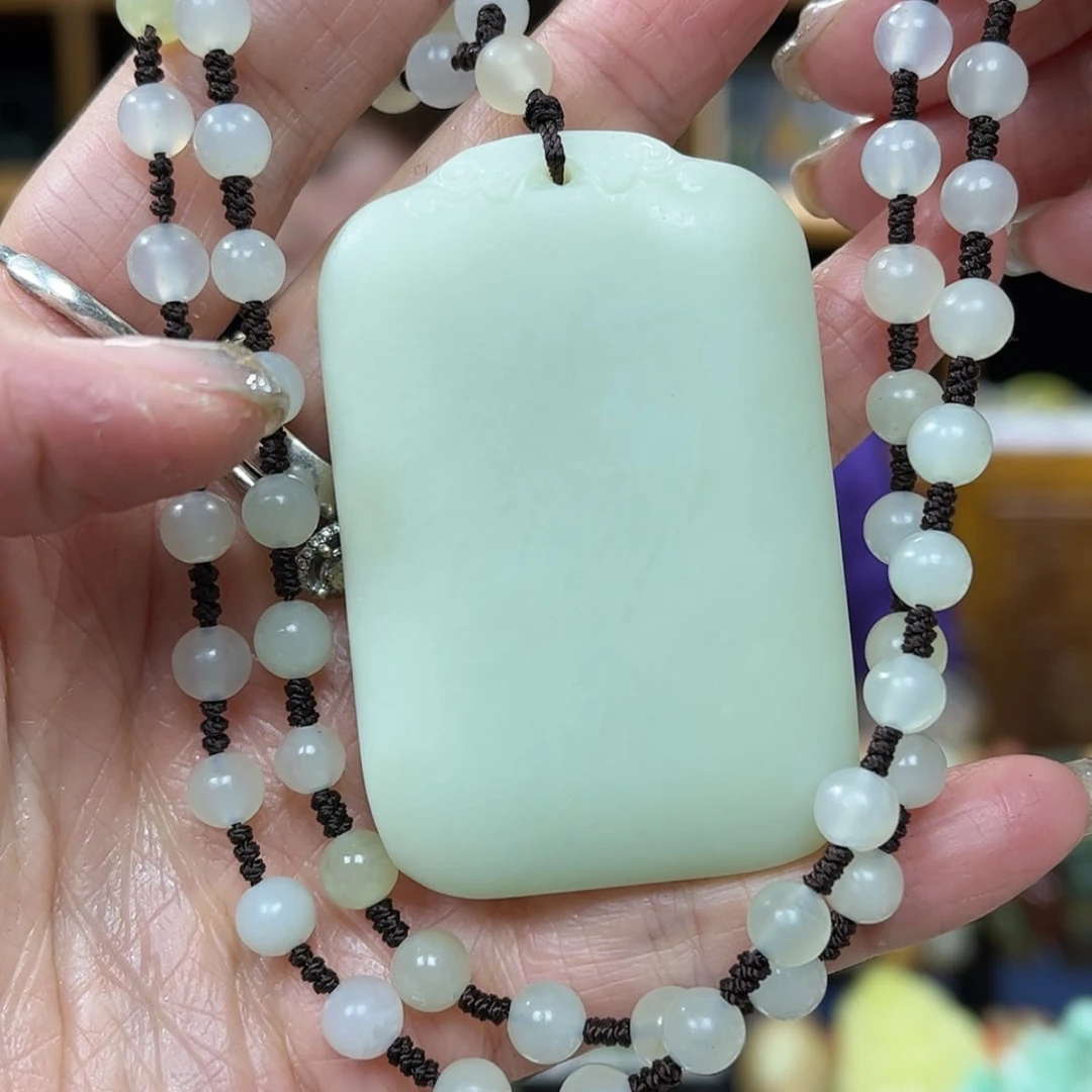 【闪购商品】岫玉平安牌多样性发货其中之一未镶嵌