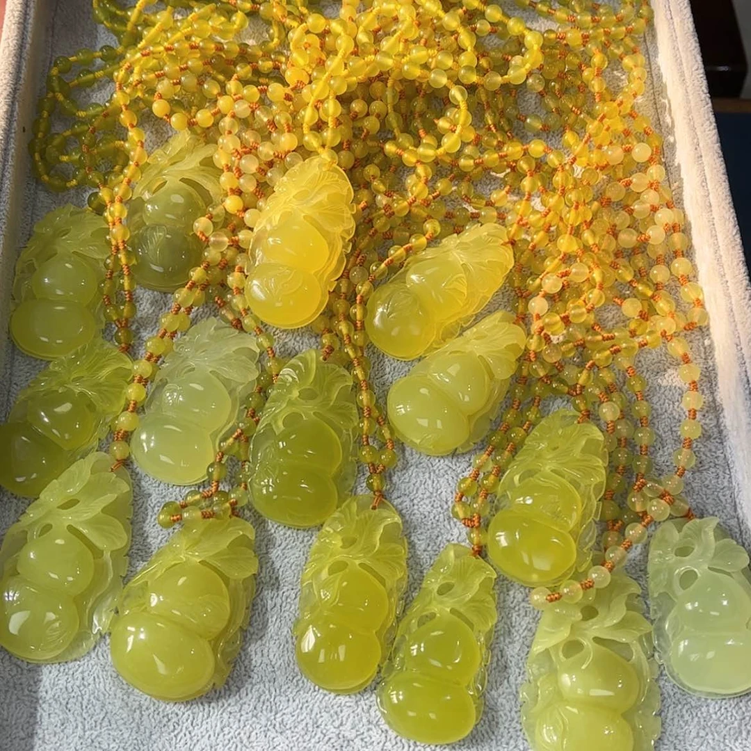 【闪购商品】岫玉葫芦吊坠多样性发货其中之一未镶嵌