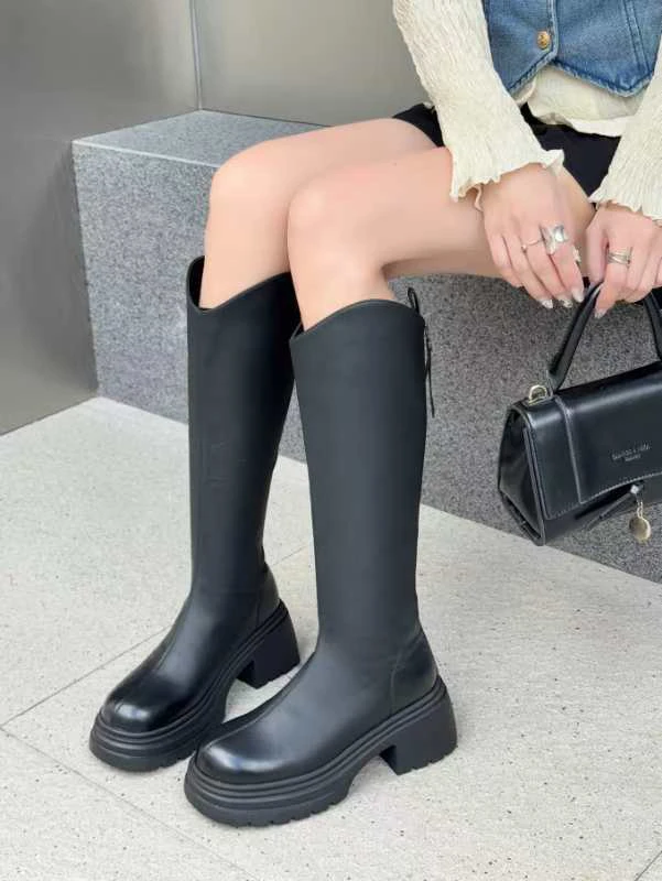 9735-10时尚百搭高筒靴